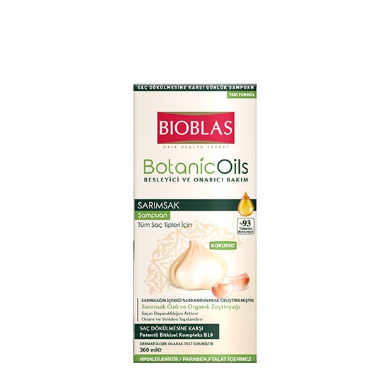 BİOBLAS ŞAMPUAN 360ml B-OİL SARIMSAK -TÜM SAÇ