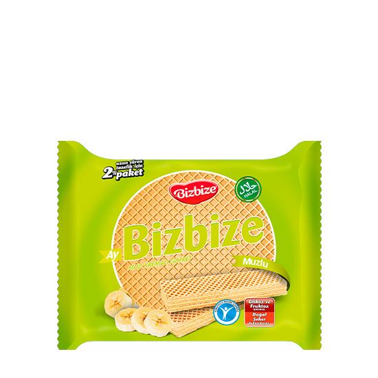 BİZBİZE GOFRET 340gr MUZLU *12