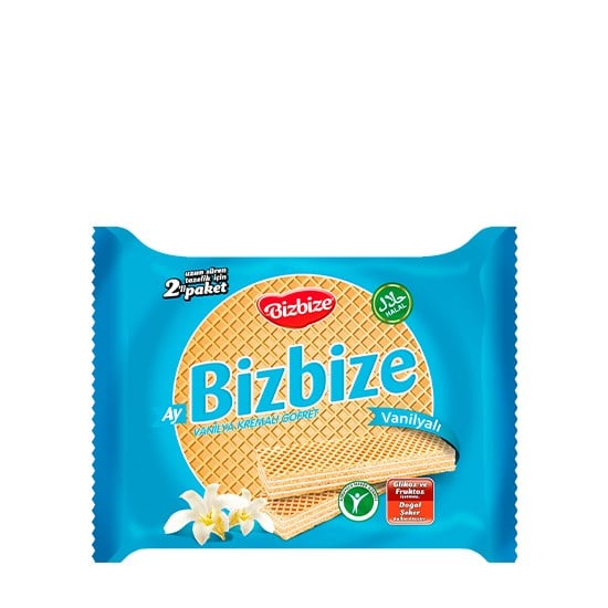 BİZBİZE GOFRET 340gr VANİLYALI *12