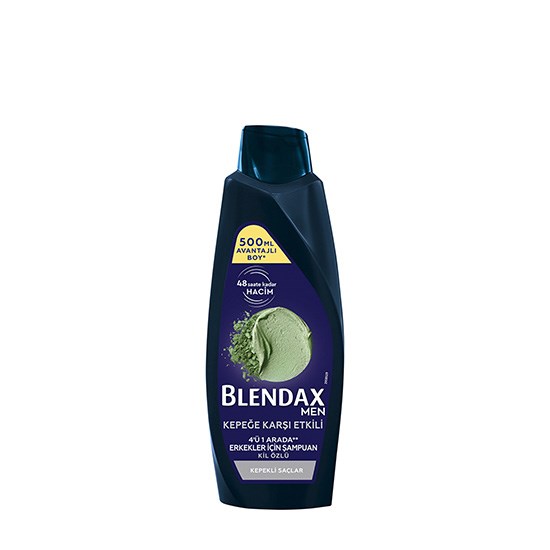 BLENDAX ŞAMPUAN 500ml BAY KEPEK KİL ÖZÜ