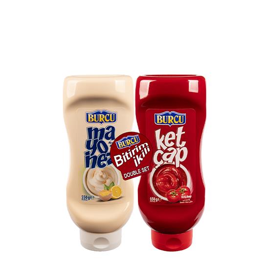 BURCU KETÇAP 650gr +MAYONEZ 550gr *10