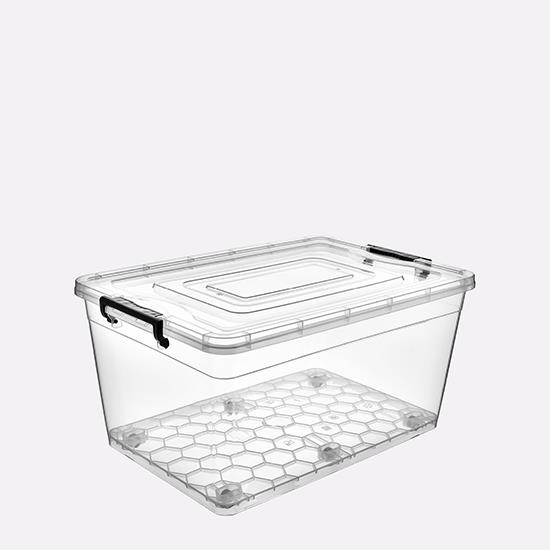 BURSEV 1142 11 TEKERLEKLİ PETEK SAKLAMA KABI-11 80lt *4