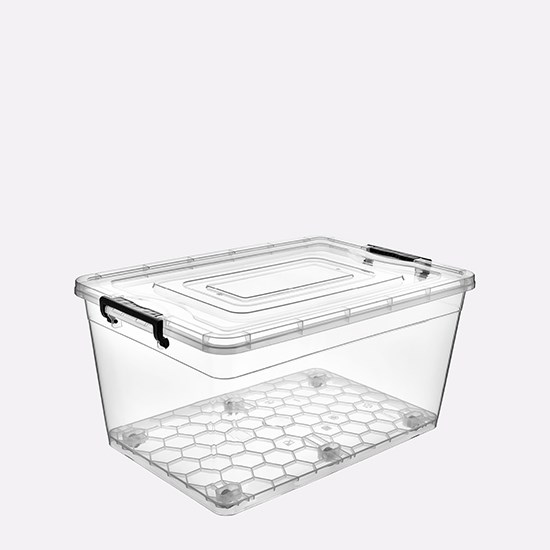 BURSEV 1142 11 TEKERLEKLİ PETEK SAKLAMA KABI-11 80lt *4