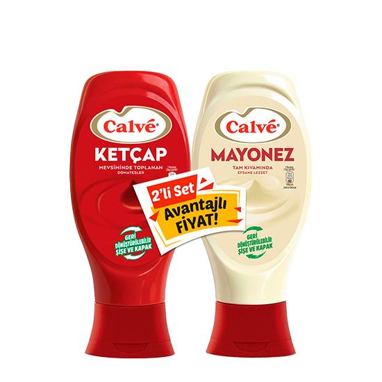 CALVE MAYONEZ+KETÇAP (540gr+600gr) *8