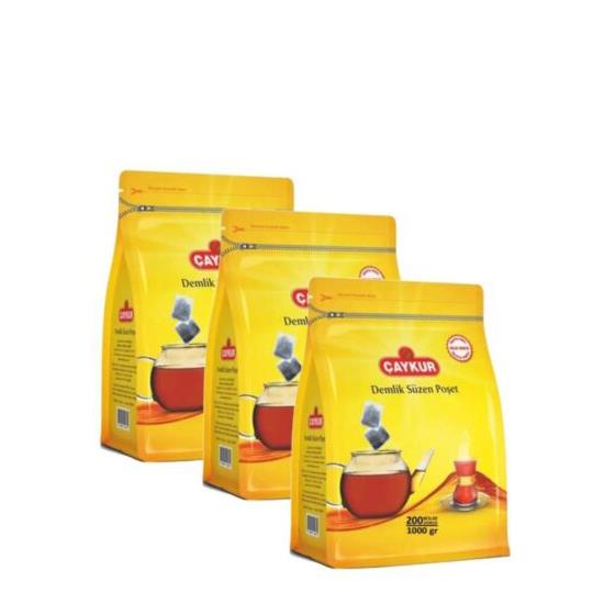 ÇAYKUR ALTIN SÜZEN DEMLİK ÇAY 1kg (5gr x200)