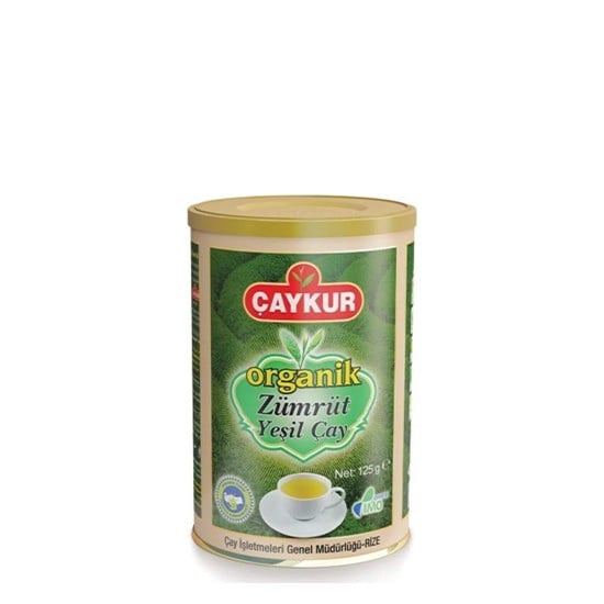 ÇAYKUR ORGANİK ZÜMRÜT YEŞİL ÇAY 125gr *12