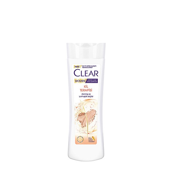 CLEAR ŞAMPUAN 350ml WOMEN KİL TERAPİSİ
