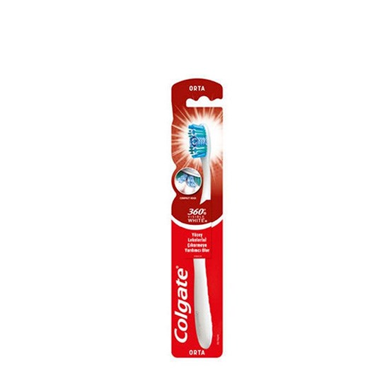 COLGATE DİŞ FIRÇASI 360° VISIBLE WHİTE ORTA