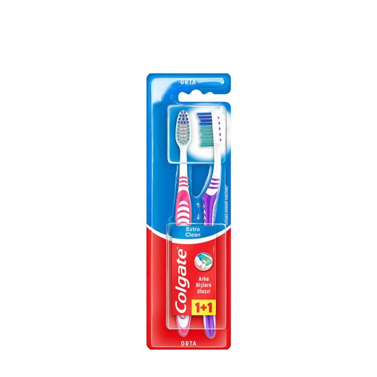 COLGATE DİŞ FIRÇASI EXTRA CLEAN 1+1 *12