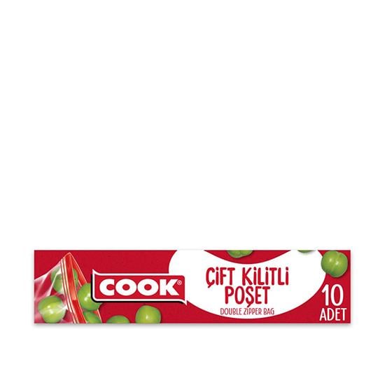 COOK KİLİTLİ BUZD.POŞ.19x25 10'LU KÜÇÜK *24