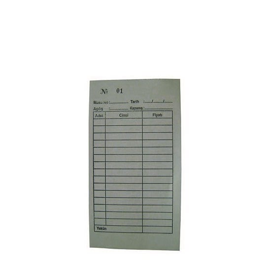 DİLMAN 4308 ADİSYON FİŞİ STANDART *36