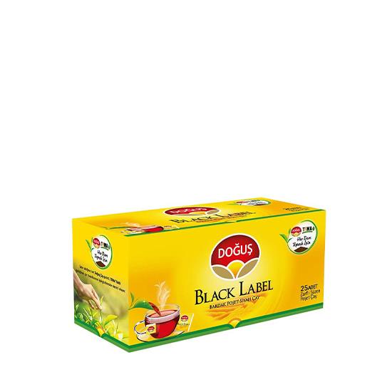 DOĞUŞ BALCK LABEL BARDAK ÇAY 25Lİ*12