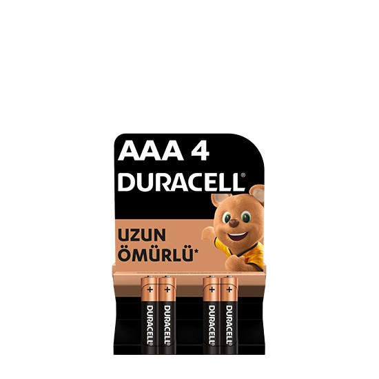 DURACELL 4'lü İNCE PİL AAA*10