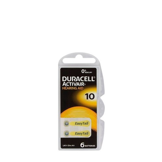 DURACELL ACT.10 6'lı İŞİTME CİHAZI PİLİ