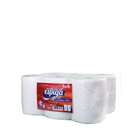 ESPİGA HAVLU 2.5kg 6'LI 21cm ENM.568