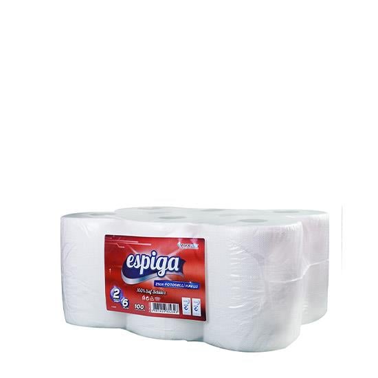ESPİGA HAVLU 2.5kg 6'LI 21cm ENM.568