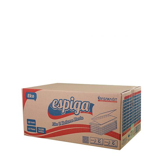 ESPİGA Z KATLAMA HAVLU 12x100'LÜ EKO 791