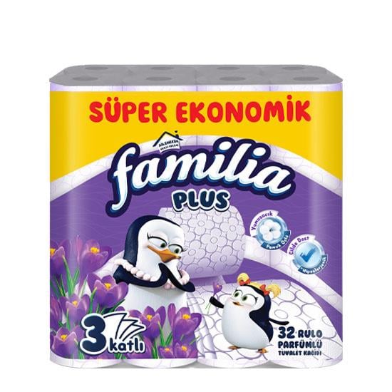 FAMİLİA TUVALET KAĞIDI 32'Lİ PLUS PARFÜMLÜ *3
