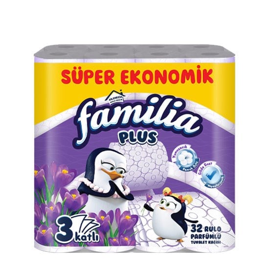 FAMİLİA TUVALET KAĞIDI 32'Lİ PLUS PARFÜMLÜ *3