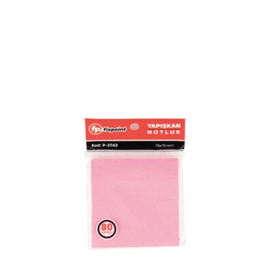 FİXPOİNT YAPIŞKANLI NOT KAĞIDI 76x76 80'Lİ PEMBE 3743