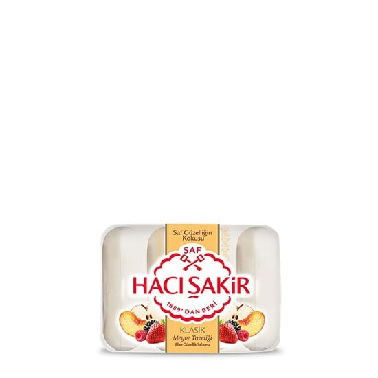HACI ŞAKİR GÜZ SABUN 4'LÜ MEYVE TAZELİĞİ 280gr *24