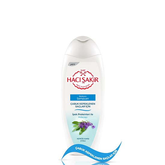 HACI ŞAKİR ŞAMPUAN 500ml KEPEK ADAÇAYI *12