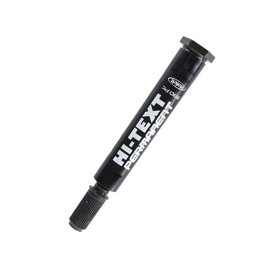 HI-TEXT MARKER SİYAH KEŞİK UÇLU *12