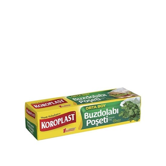 KOROPLAST BUZDOLABI POŞETİ 24x38 20'Lİ ORTA *48