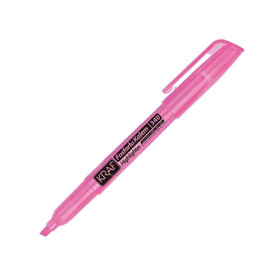 KRAF 340 FOSFORLU KALEM PEMBE *12(144)