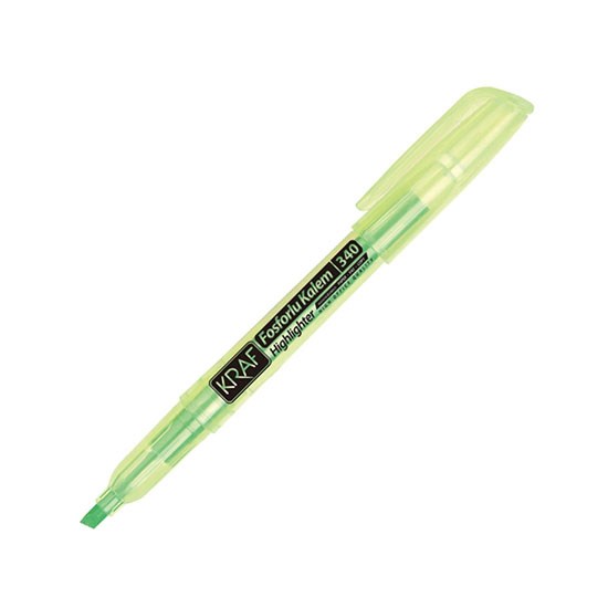 KRAF 340 FOSFORLU KALEM YEŞİL *12(144)