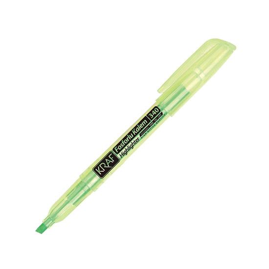 KRAF 340 FOSFORLU KALEM YEŞİL *12(144)