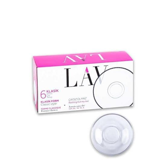 LAV 20020 6'lı SADE ÇAY TABAĞI *12 ++