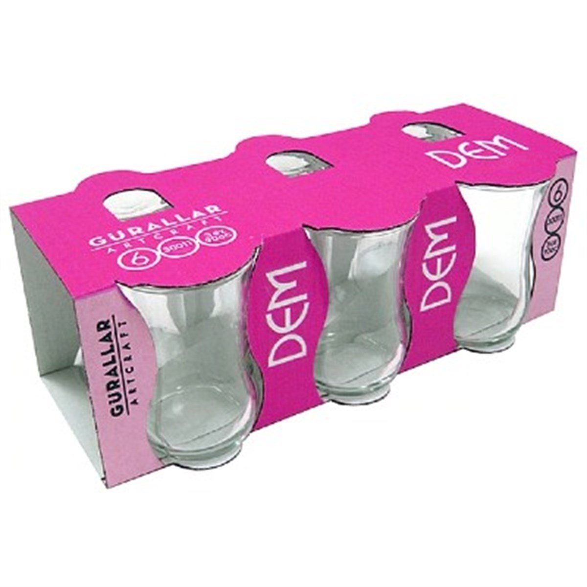 Lav 30011 6'lı Dem Optik Çay Bard *12