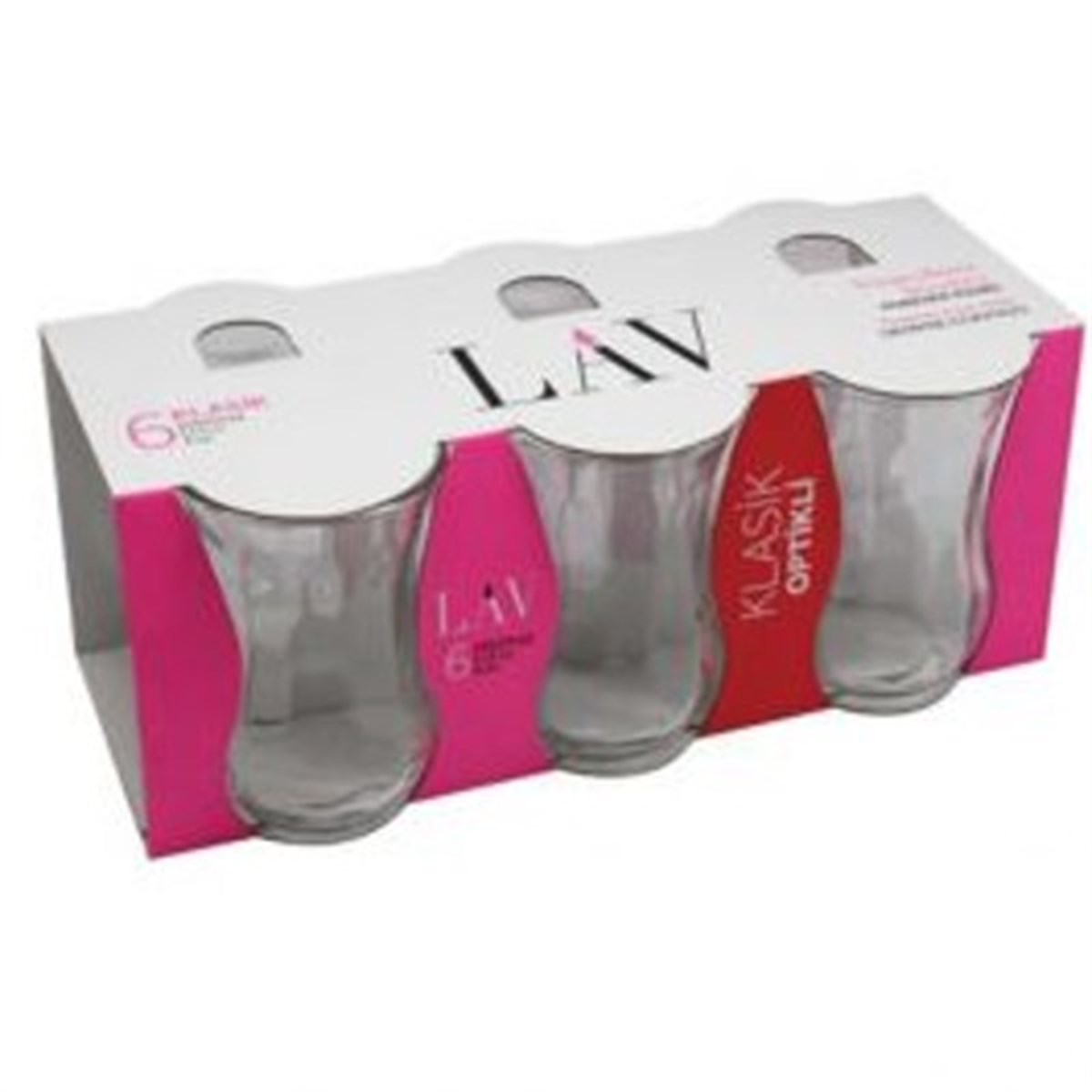 Lav 30020 6'lı Optik Çay Bard *12