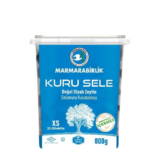 MARMARABİRLİK ZEYTİN KURU SELE 800gr XS 321-350 (0624)