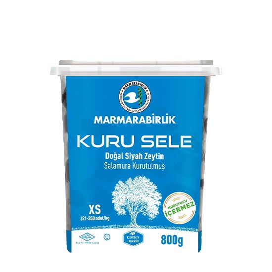 MARMARABİRLİK ZEYTİN KURU SELE 800gr XS 321-350 (0624)