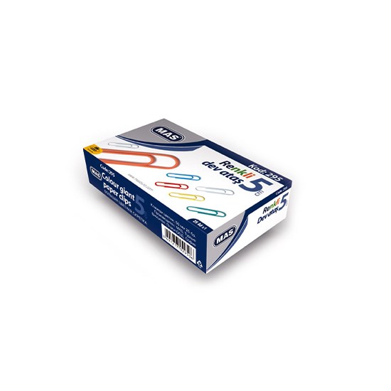 MAS 295 RENKLİ DEV ATAŞ PVC KAPLI 50mm