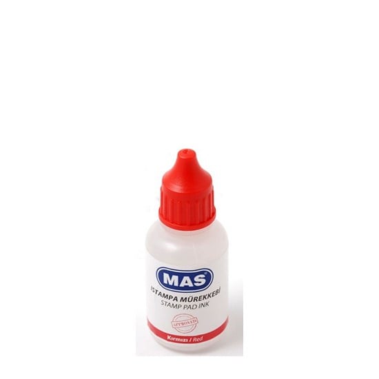 MAS 464 20ml KIRMIZI ISTAMPA MÜREKKEBİ