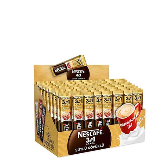 NESCAFE 48'Lİ 3in1 SÜTLÜ KÖPÜKLÜ *12