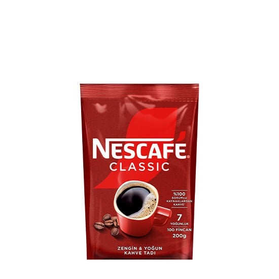 NESCAFE CLASSİC 200gr POŞET *6