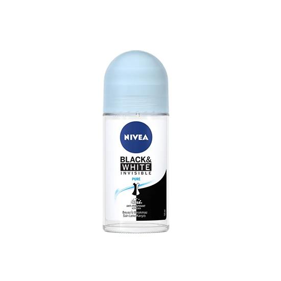 NİVEA ROLL-ON 50ml BYN BL&WH INVISIBLE PURE