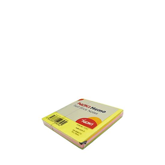 NOKİ 12042 YAPIŞKANLI NOT KAĞIDI 75x75 KÜP NEON 100'LÜ