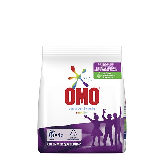 OMO MATİK 4 kg RENKLİ