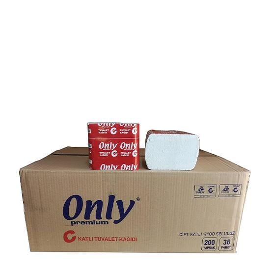 ONLY C KAT PREMİUM TUVALET KAĞIDI ÇİFT KAT 36x200'LÜ