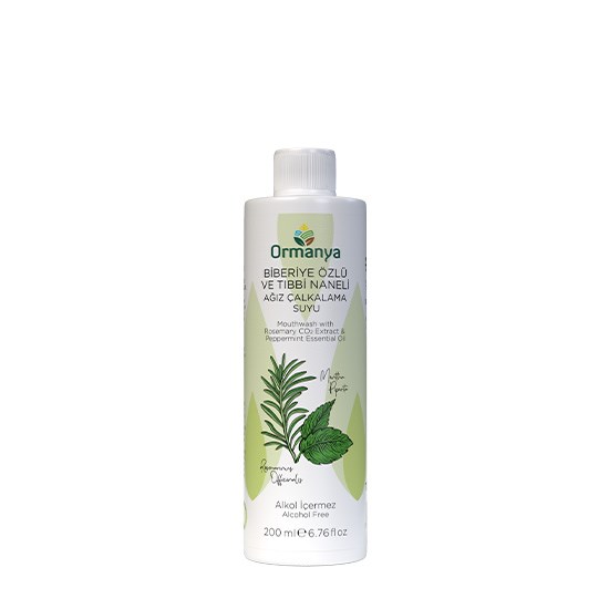 ORMANYA AĞIZ ÇALKALAMA 200ml BİBERİYE ve NANE