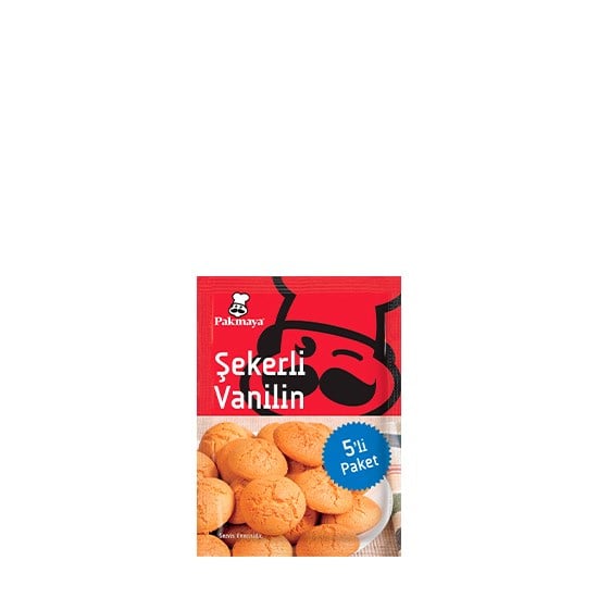 PAKMAYA ŞEKERLİ VANİLİN 5x5gr *30(180)