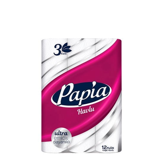PAPİA HAVLU 12'Lİ *2