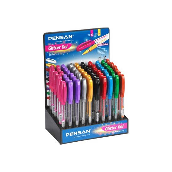 PENSAN GILITTER SİMLİ JEL KALEM*60