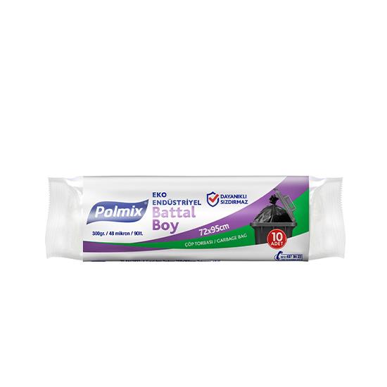 POLMİX 302 SİYAH 300gr BATTAL72x95 10'LU ÇÖP POŞETİ *20
