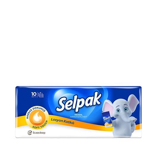 SELPAK MENDİL 10'LU LOSYONLU